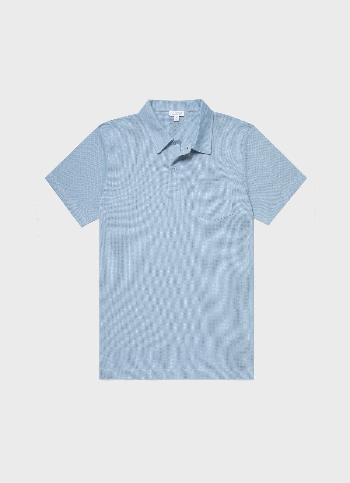 Men's Riviera Polo Shirt in Sky Blue