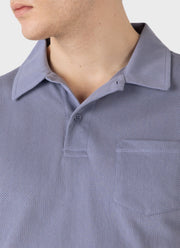 Men's Riviera Polo Shirt in Vintage Blue