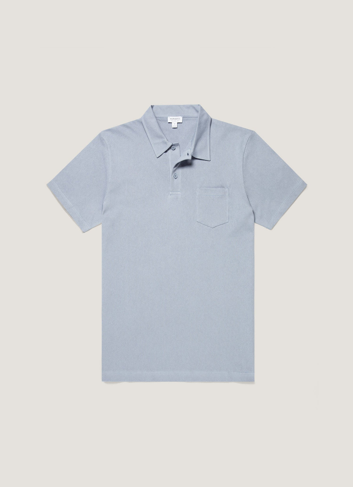 Men's Riviera Polo Shirt in Powder Blue