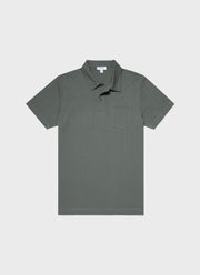 Men's Riviera Polo Shirt in Smoke Green