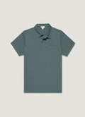 Men's Riviera Polo Shirt in Dark Petrol
