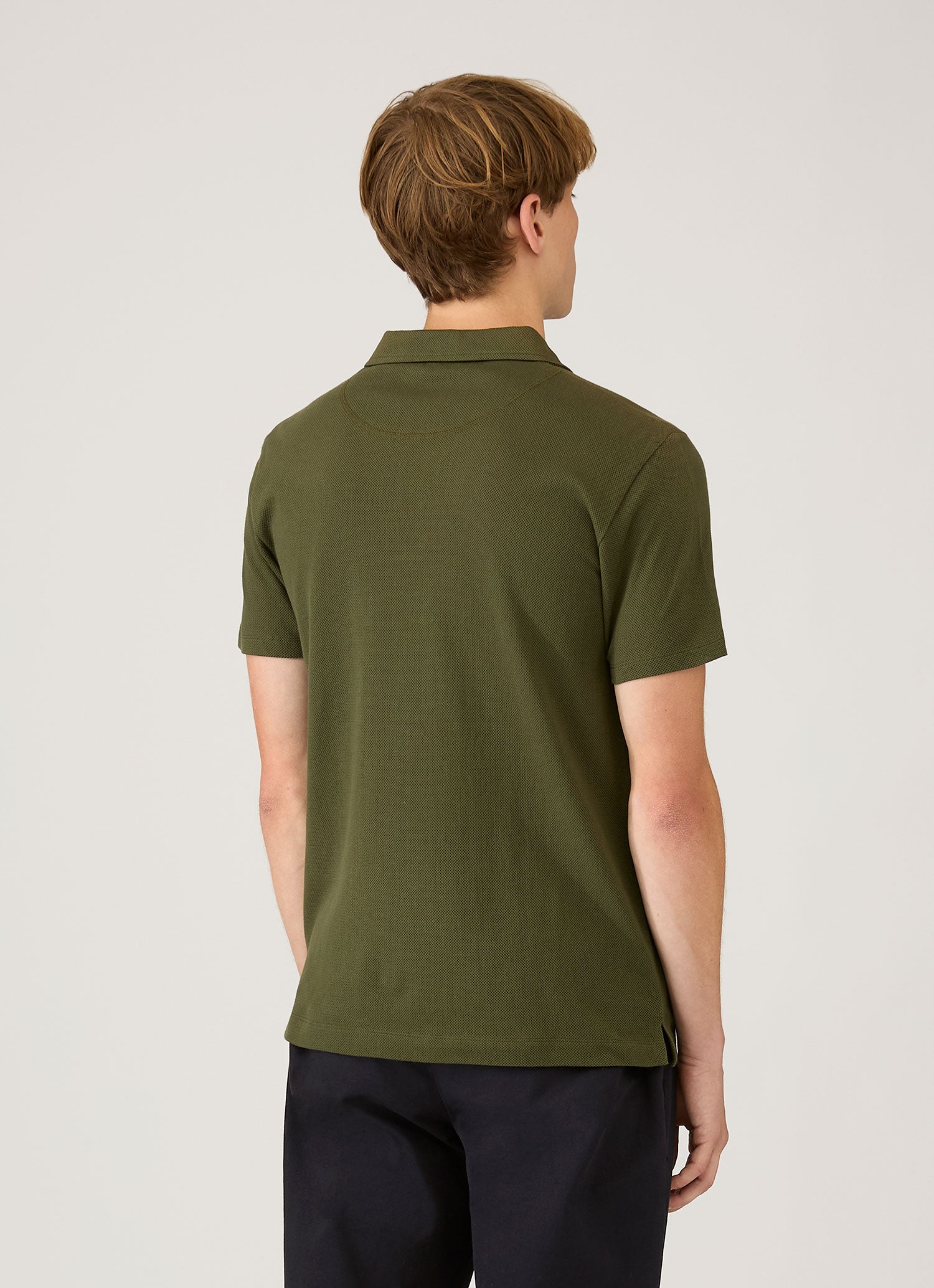 Men's Riviera Polo Shirt in Deep Olive