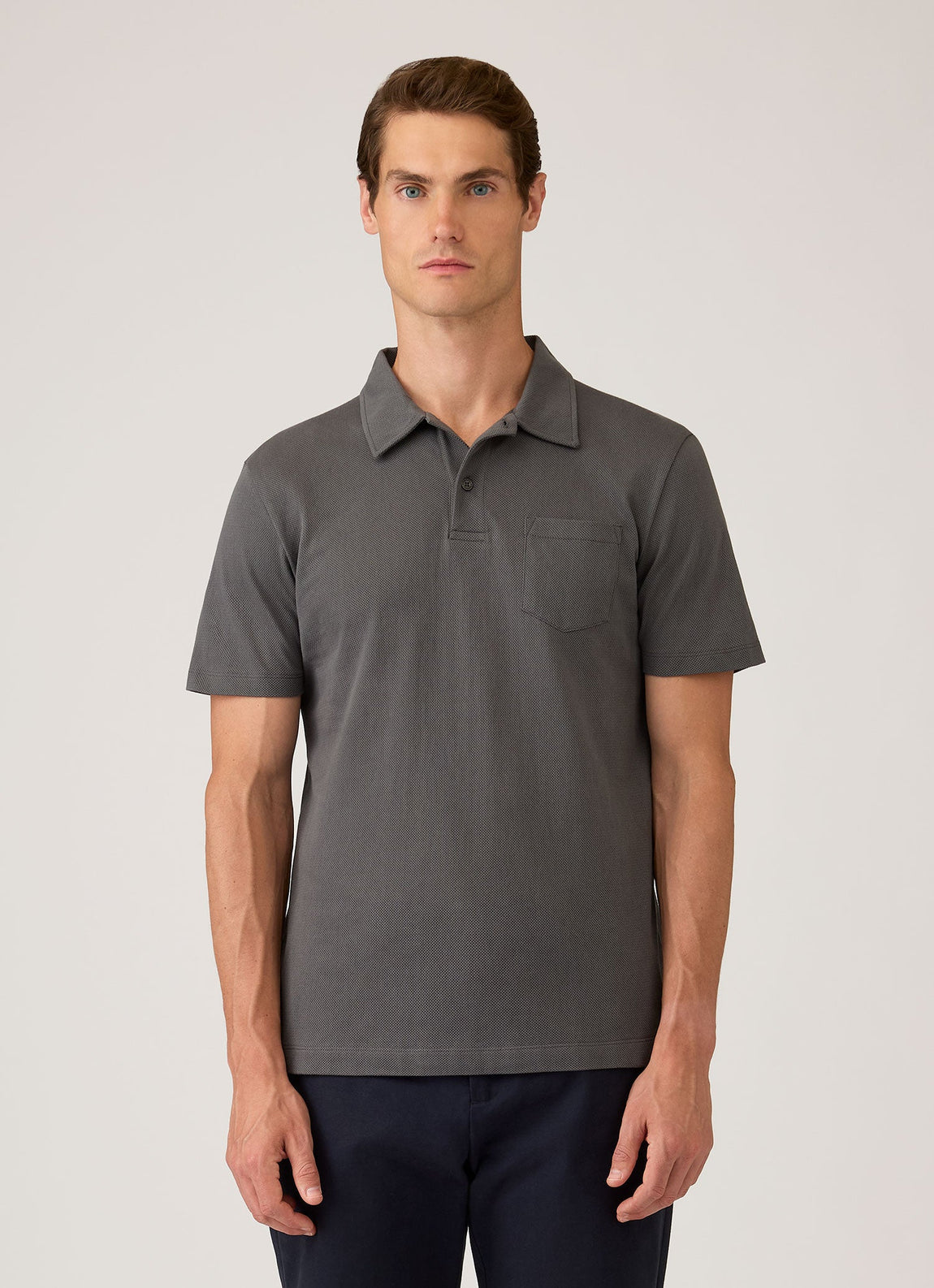 Men's Riviera Polo Shirt in Slate Green