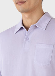 Men's Riviera Polo Shirt in Pale Lilac