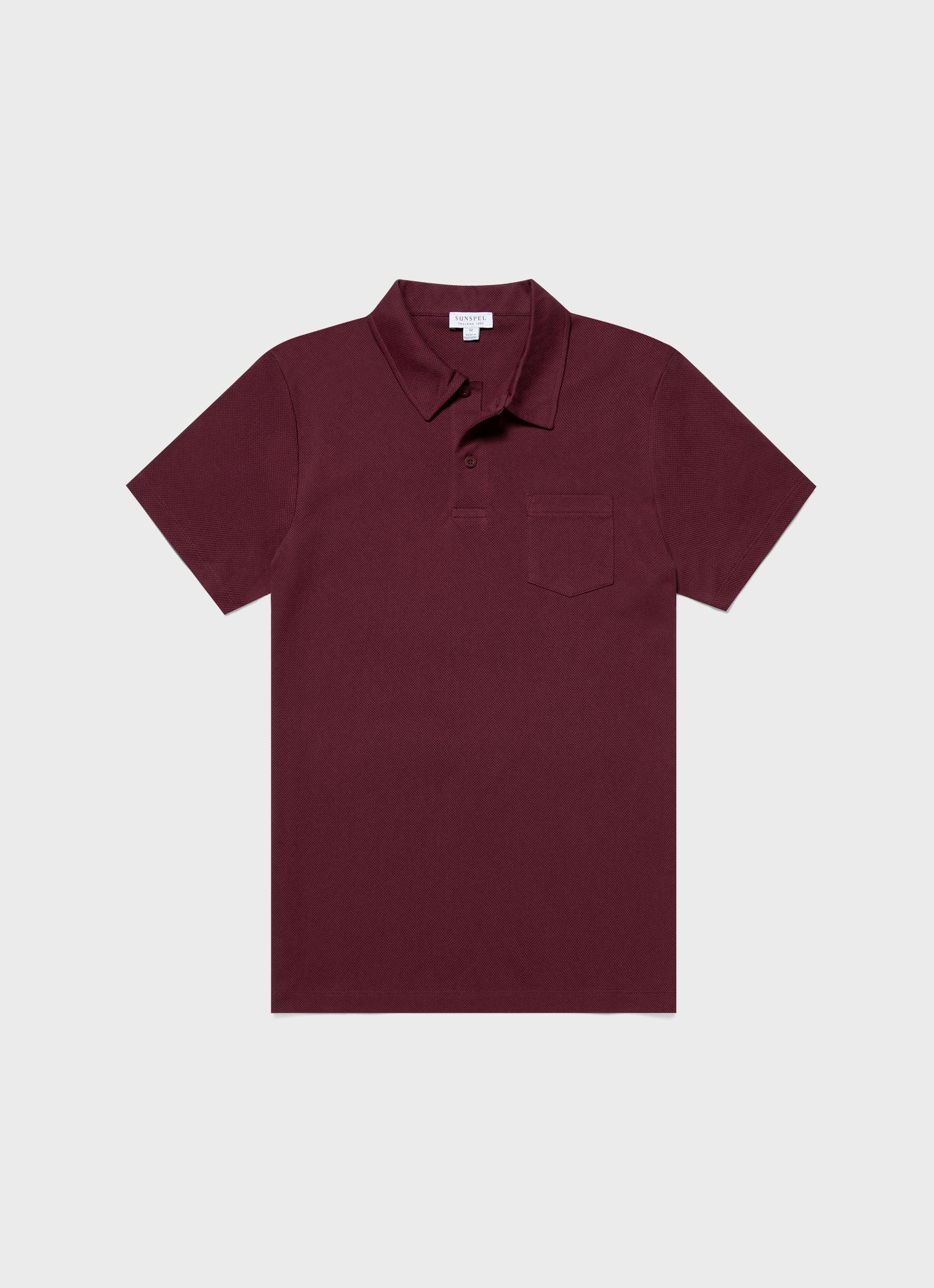Men's Riviera Polo Shirt in Vino