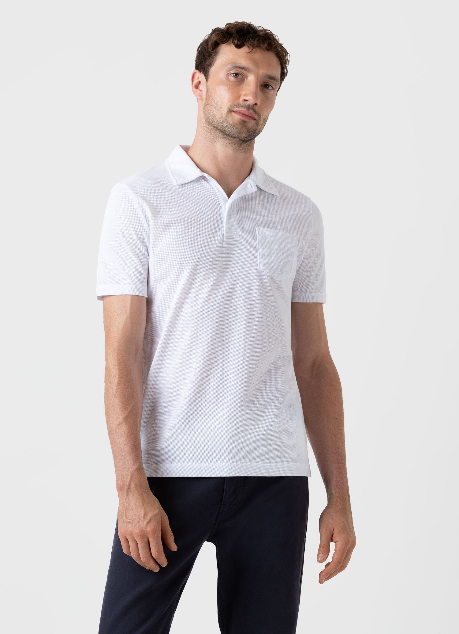 Men's Riviera Polo Shirt in White