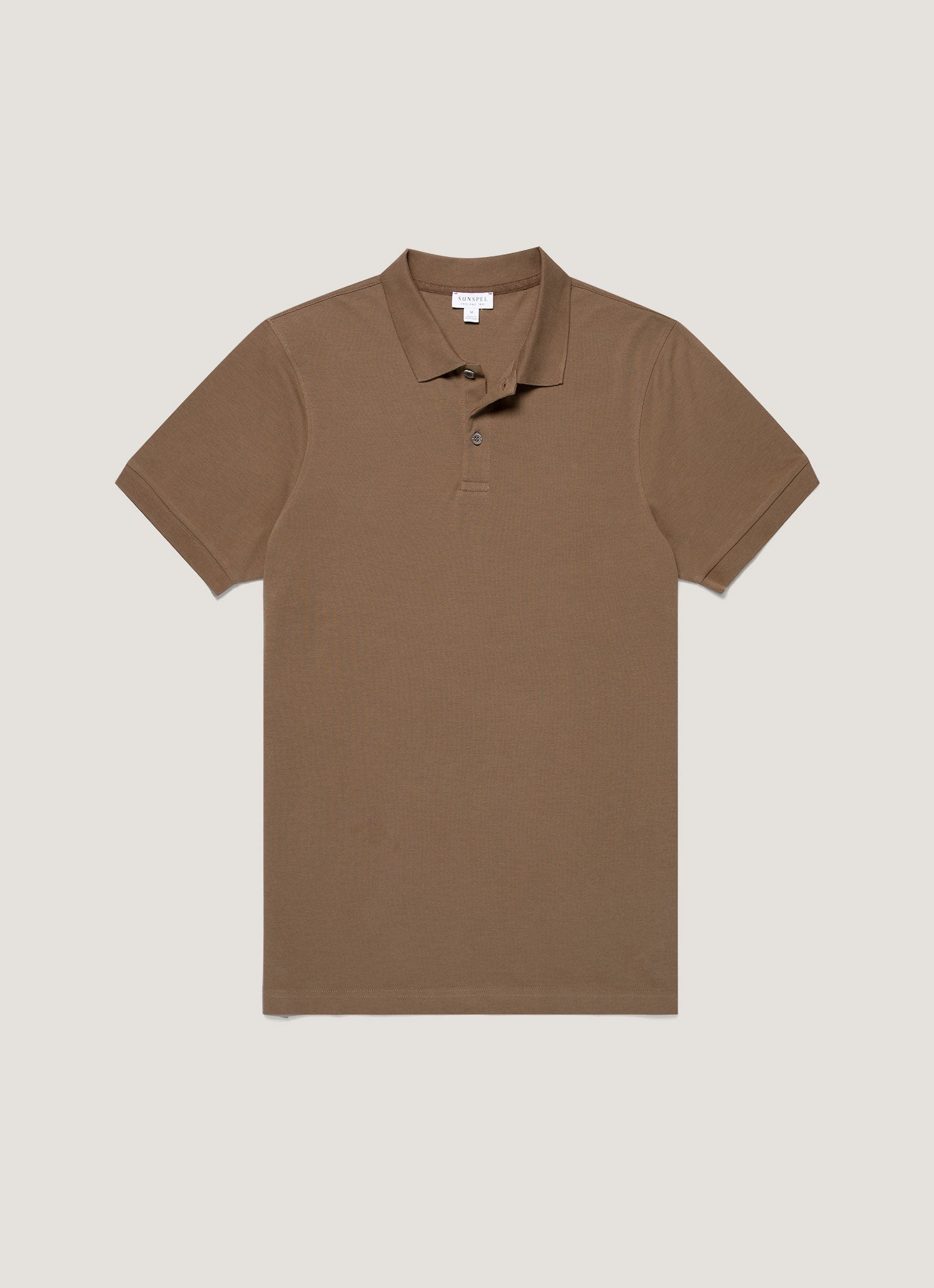 Men's Piqué Polo Shirt in Dark Cedar