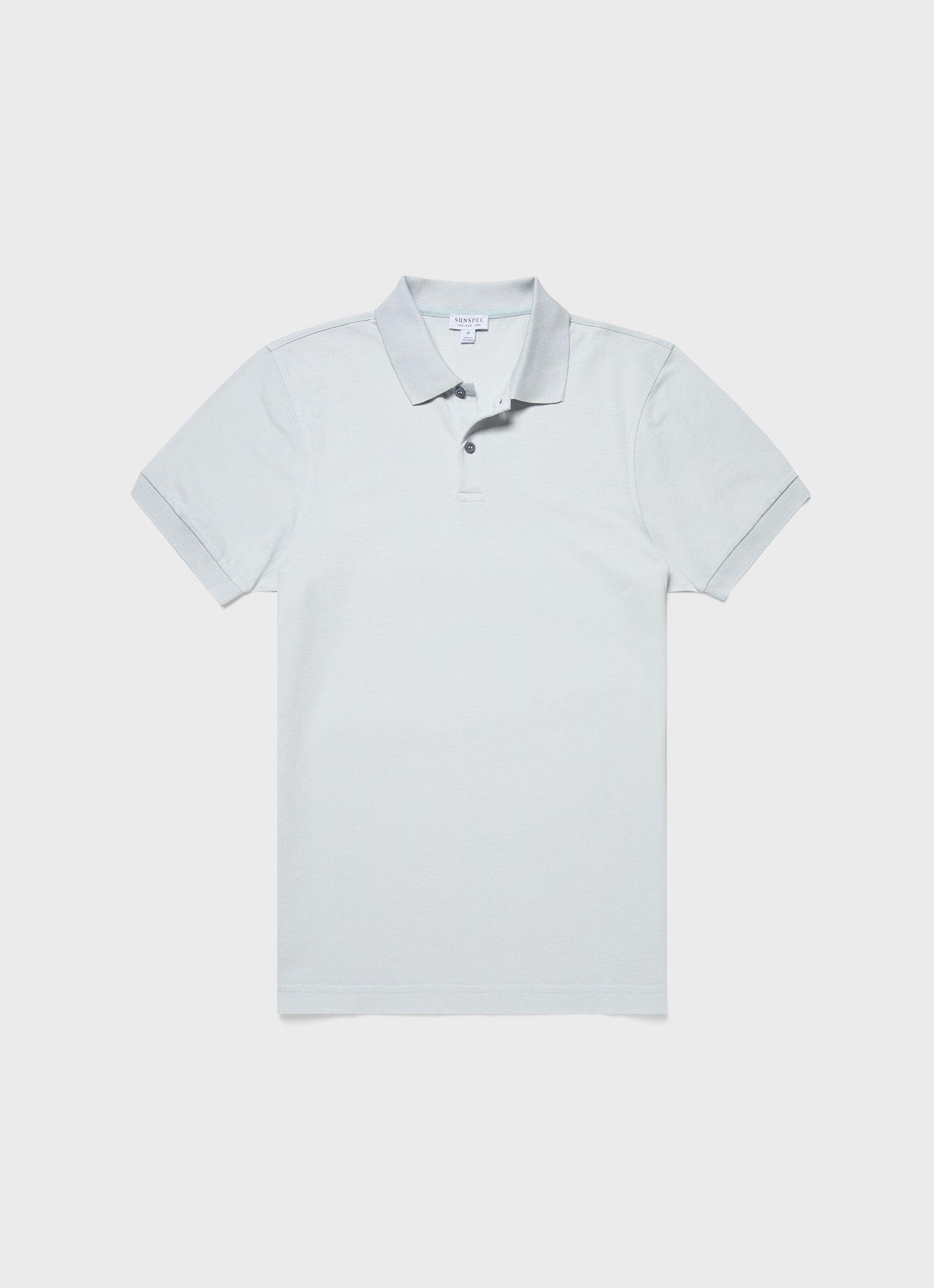 Men's Piqué Polo Shirt in Winter Sky