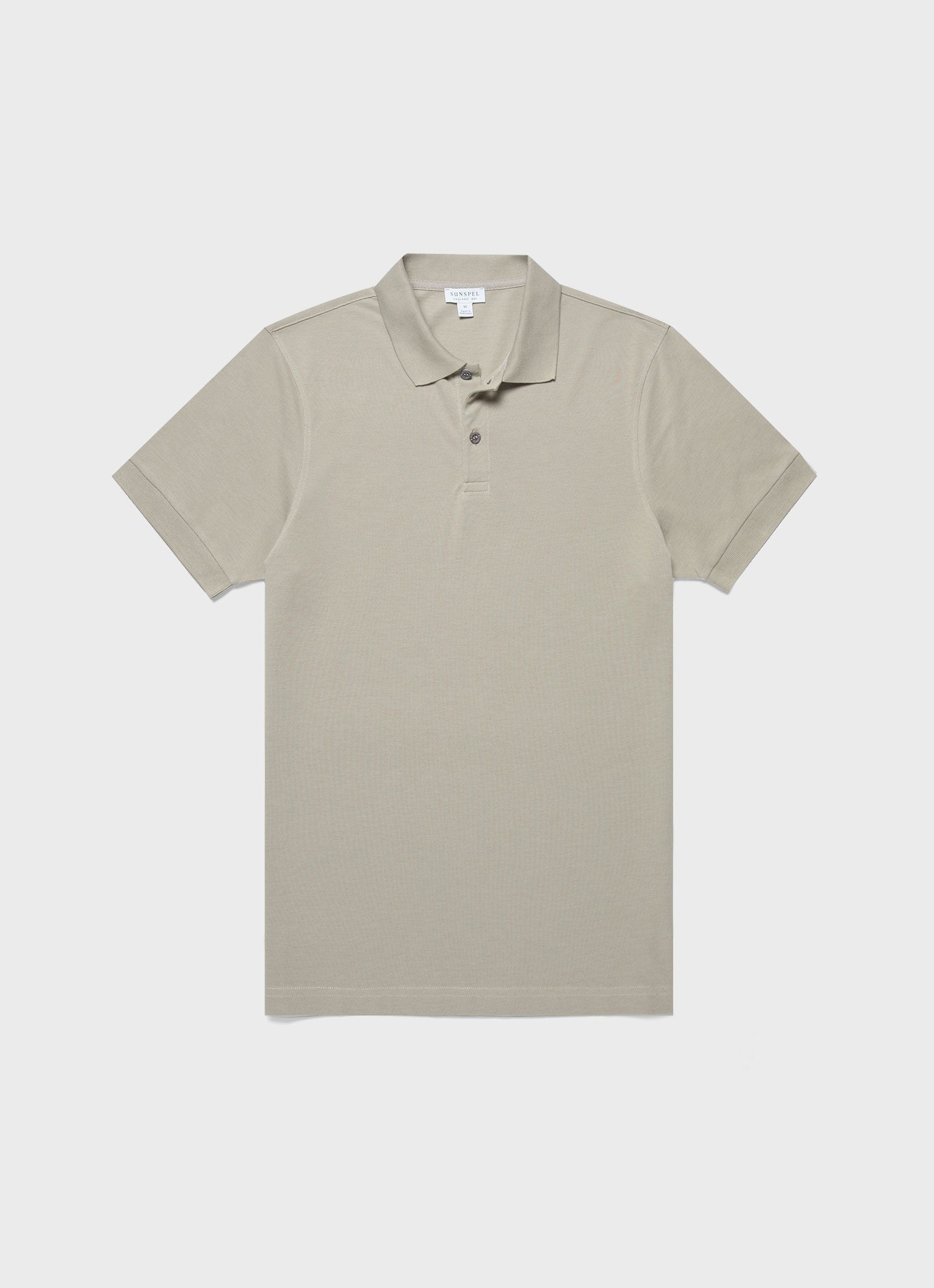 Men's Piqué Polo Shirt in Pastel Green