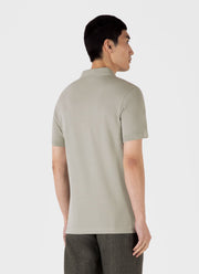 Men's Piqué Polo Shirt in Pastel Green