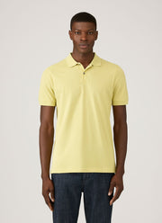 Men's Piqué Polo Shirt in Avocado