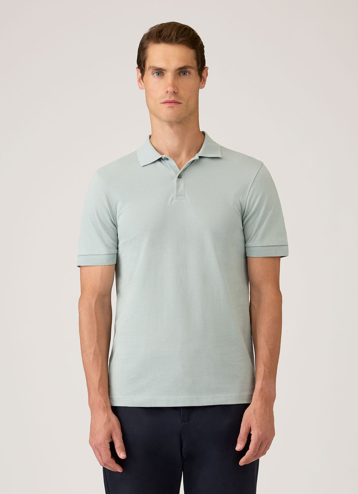 Men's Piqué Polo Shirt in Haar