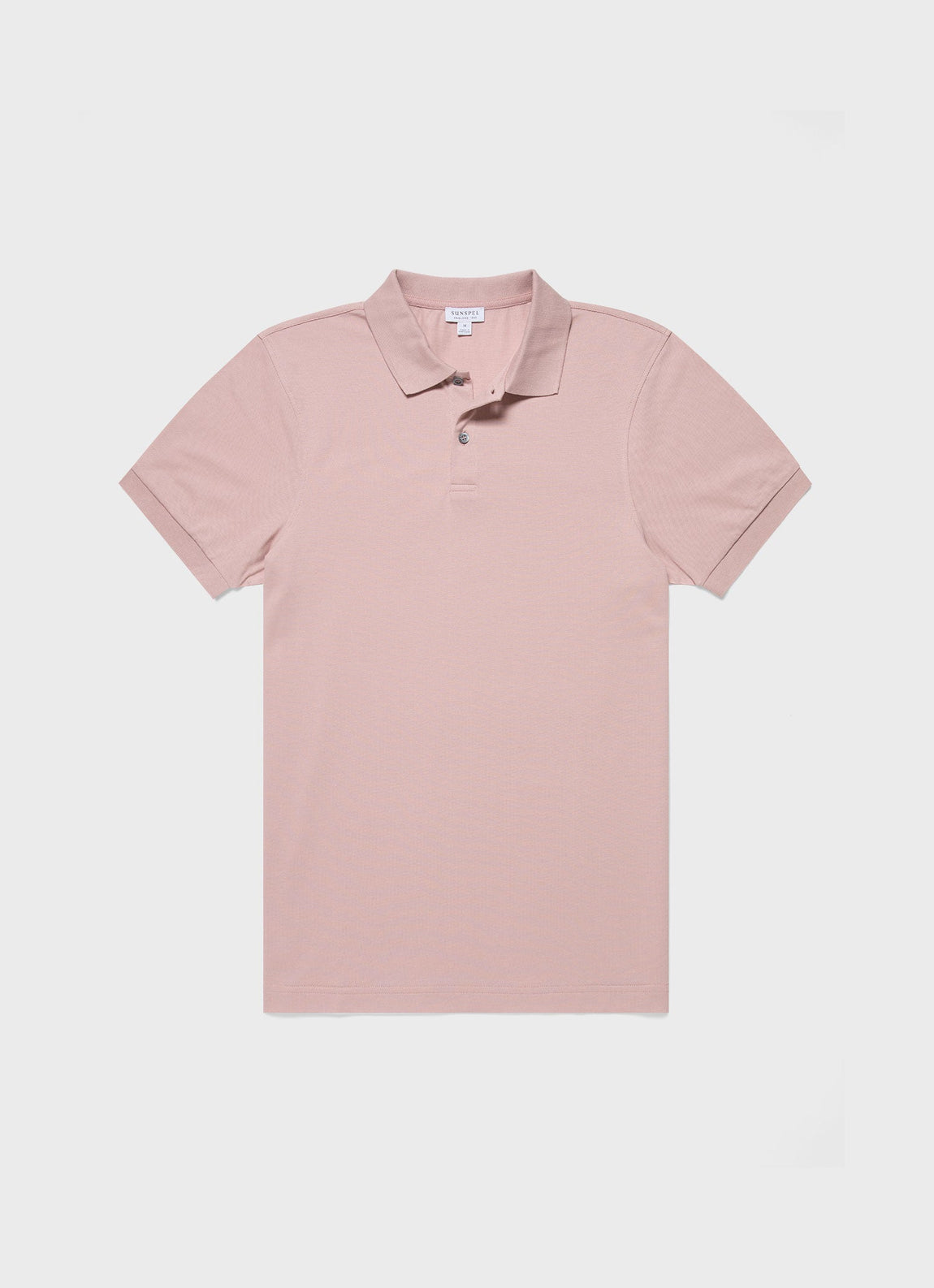 Men's Piqué Polo Shirt in Shell Pink