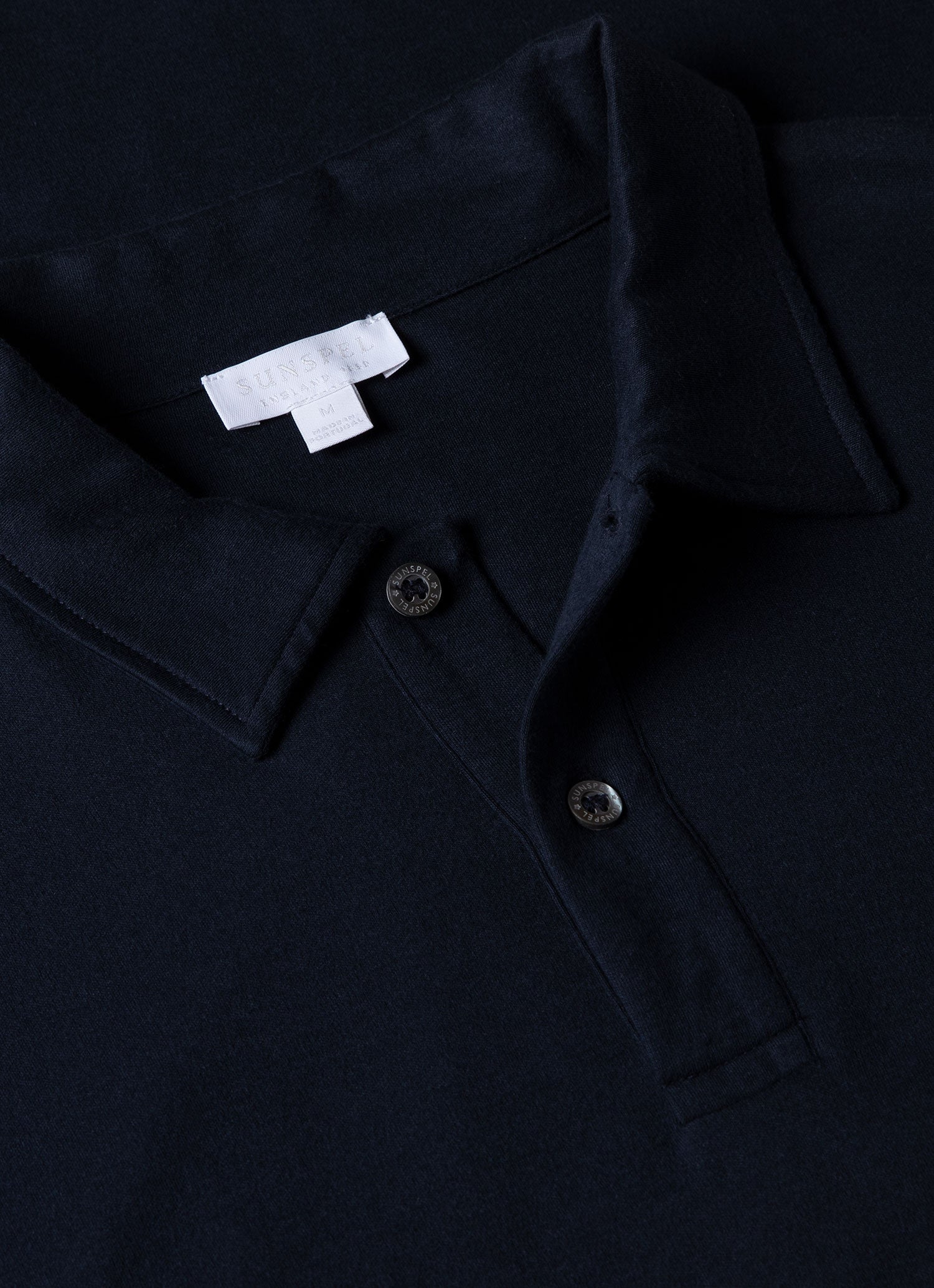 Men's Sea Island Cotton Riviera Polo Shirt in Navy