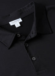 Men's Jersey Classic Polo Shirt in Black