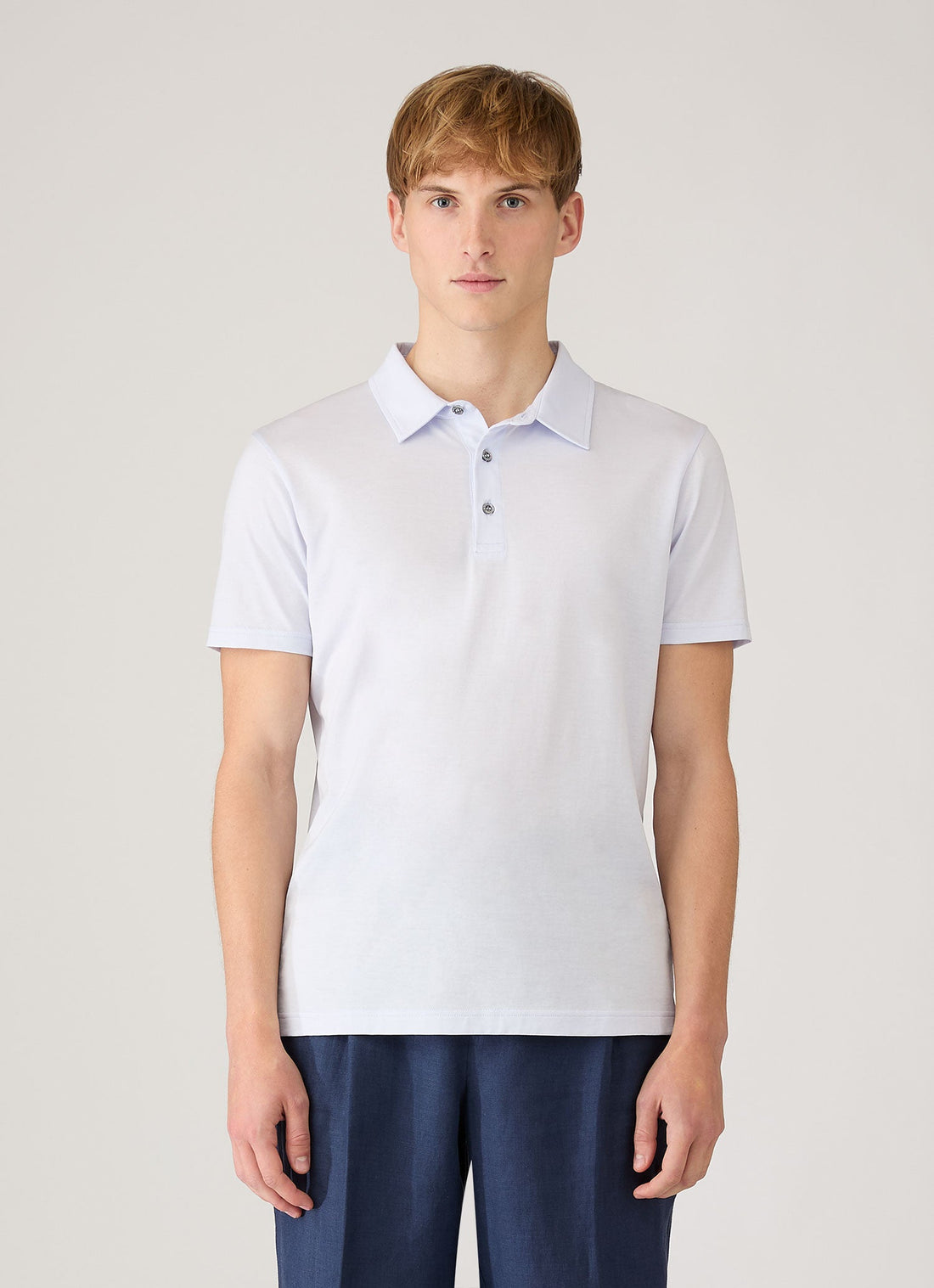 Klassisches Jersey Polohemd