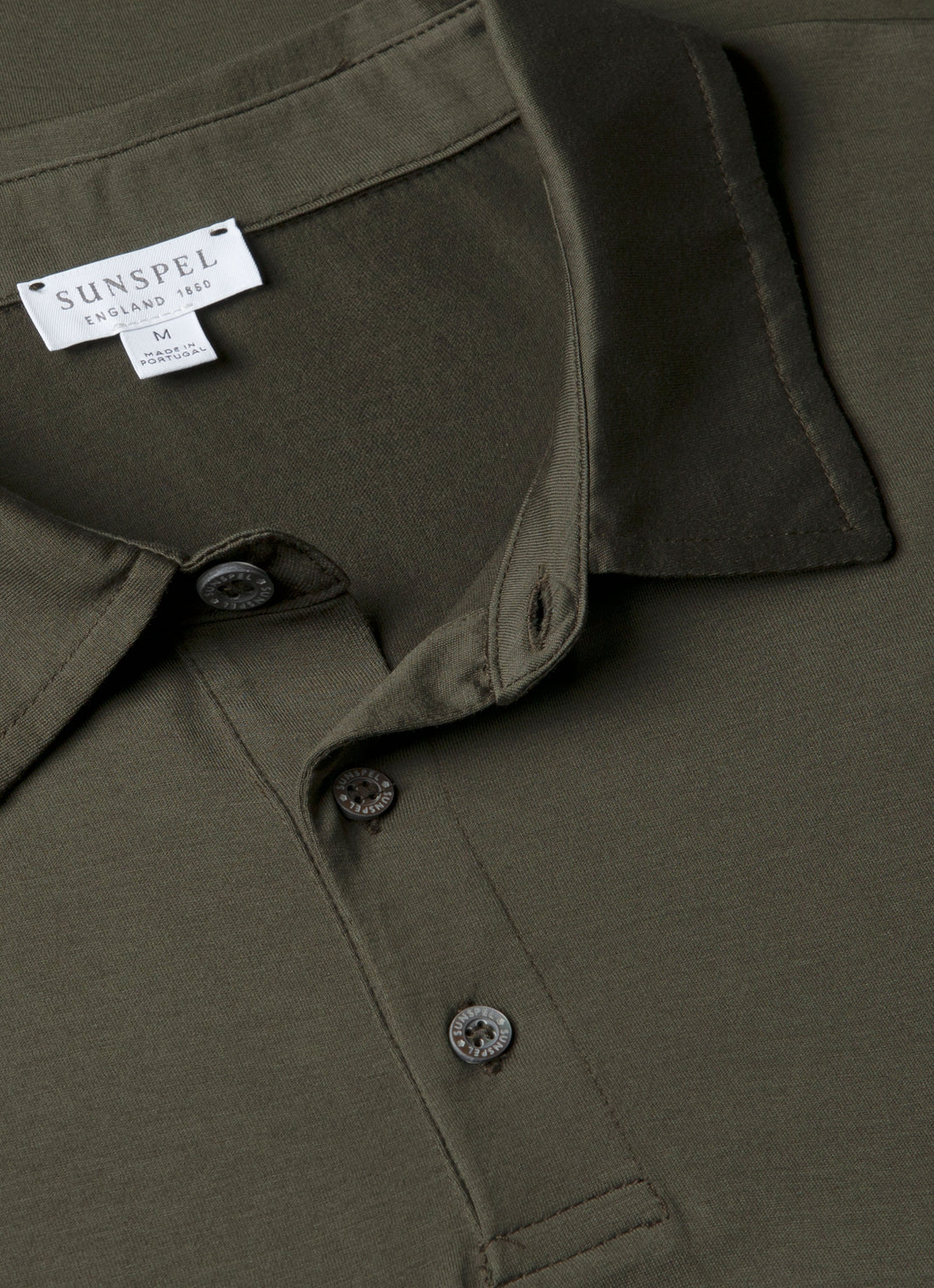 Men's Classic Jersey Polo Shirt in Dark Green