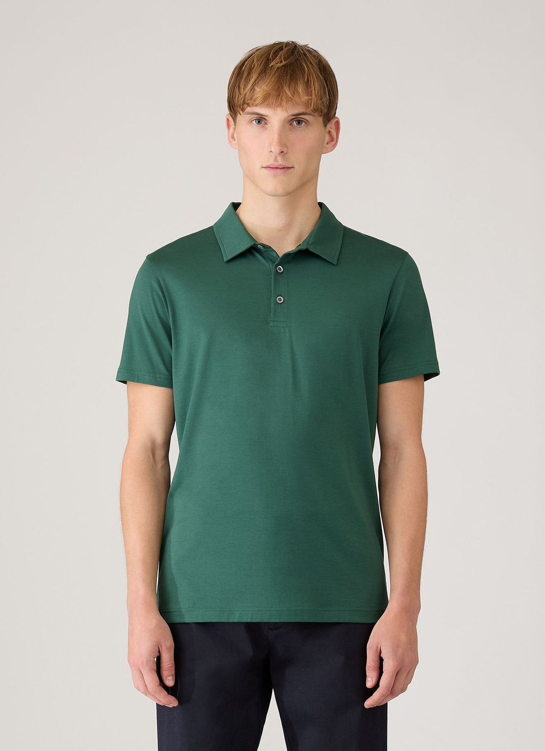 Klassisches Jersey Polohemd