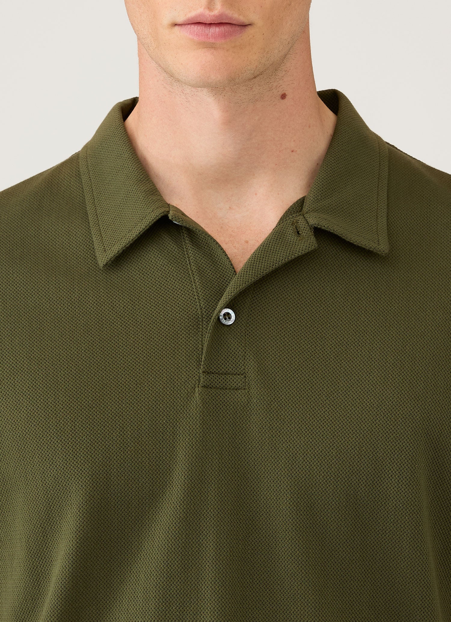 Men's Regular Fit Riviera Polo Shirt in Deep Olive