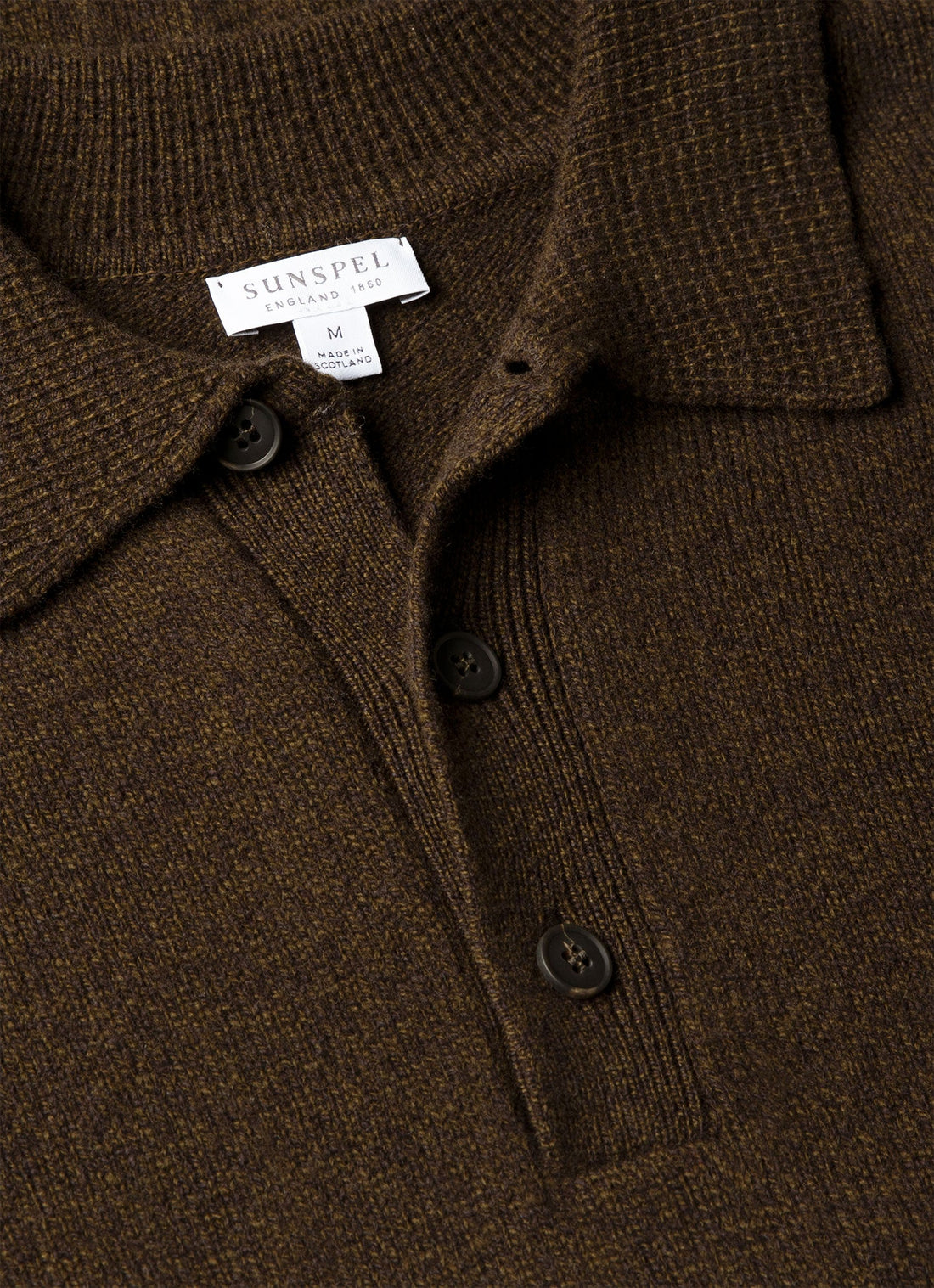 Lambswool Knitted Polo Shirt
