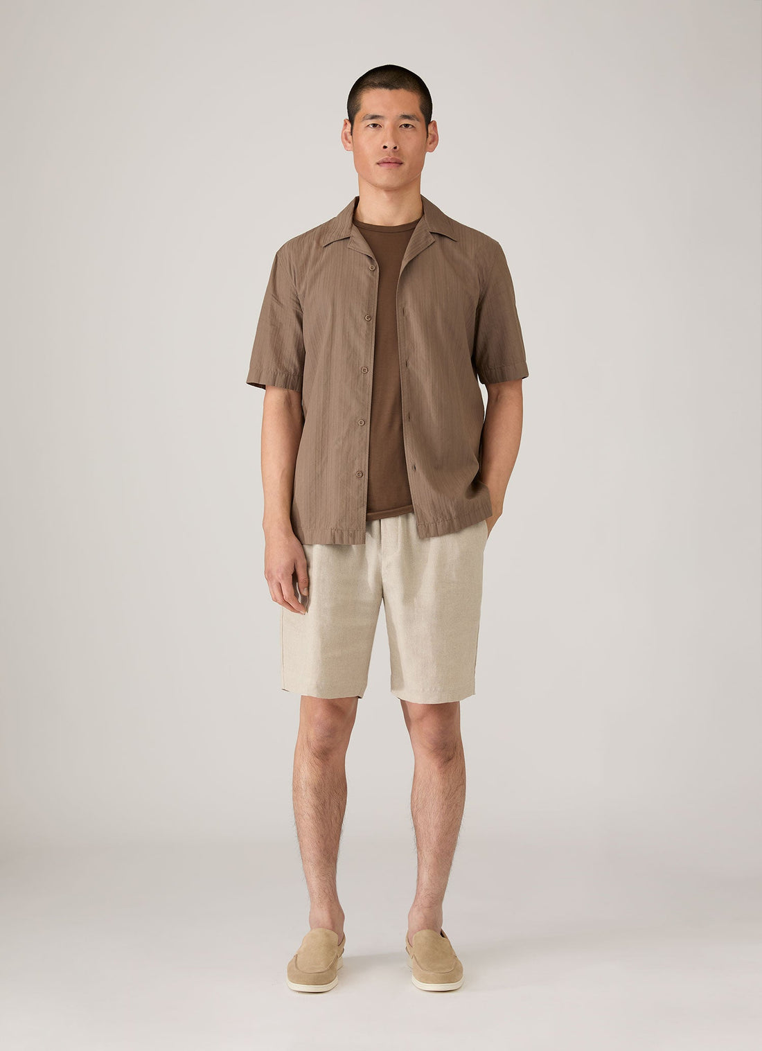 Leinen Tunnelzugshorts