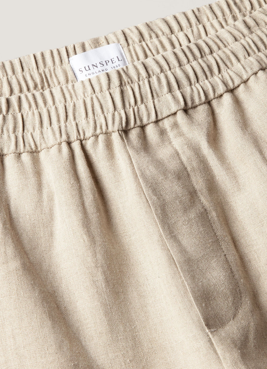 Leinen Tunnelzugshorts
