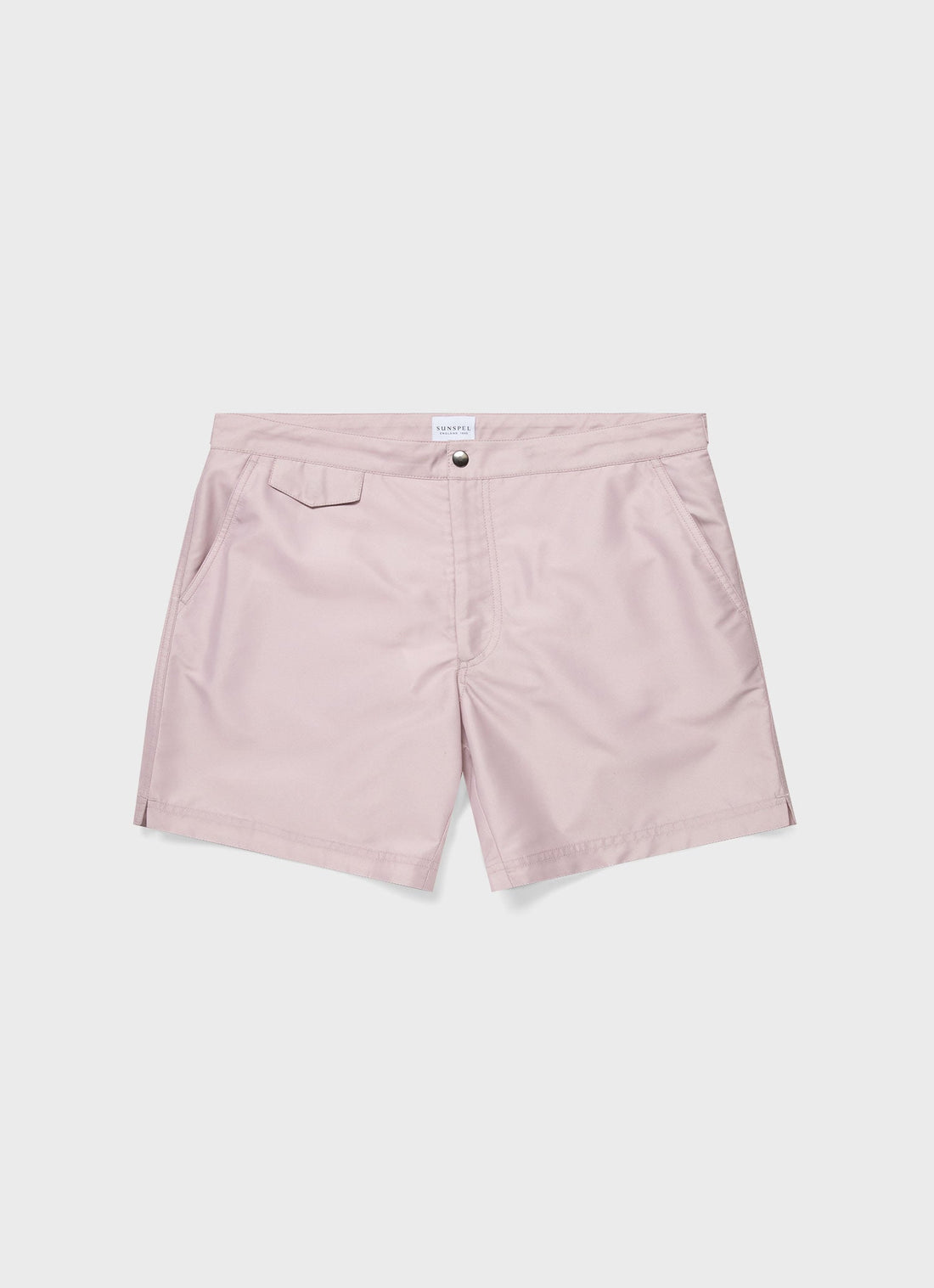 Men's Tailored Swim Short in Pale Pink