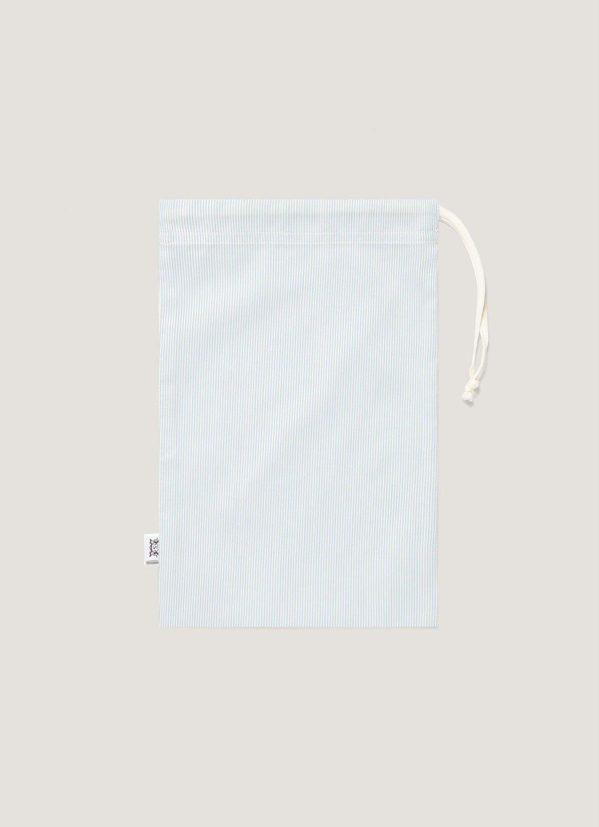 Men's Drawstring Swim Shorts in Sky Blue/White
