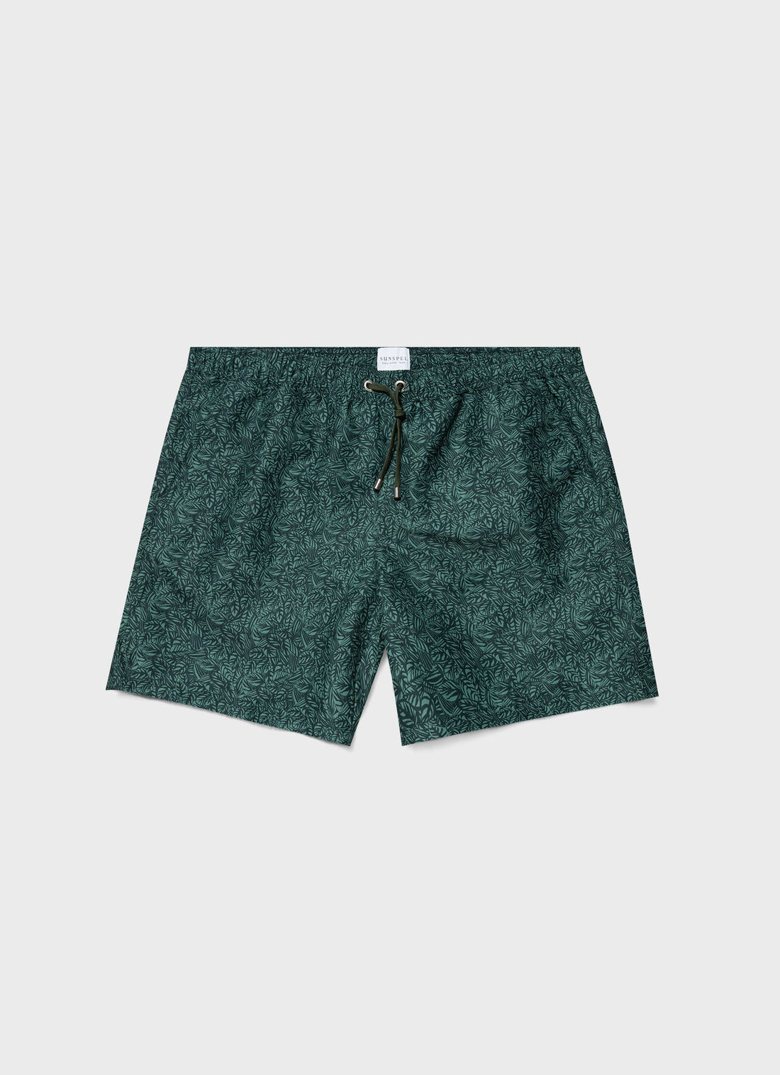 Men's Swimshort in Seaweed Tropics Print