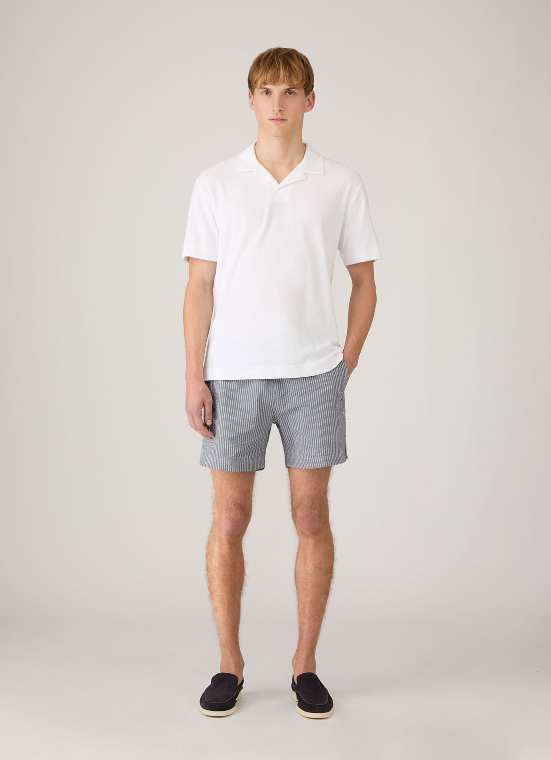Seersucker Badeshorts