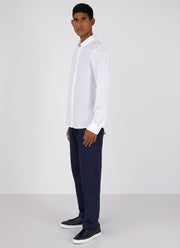 Men's Linen Shirt in White