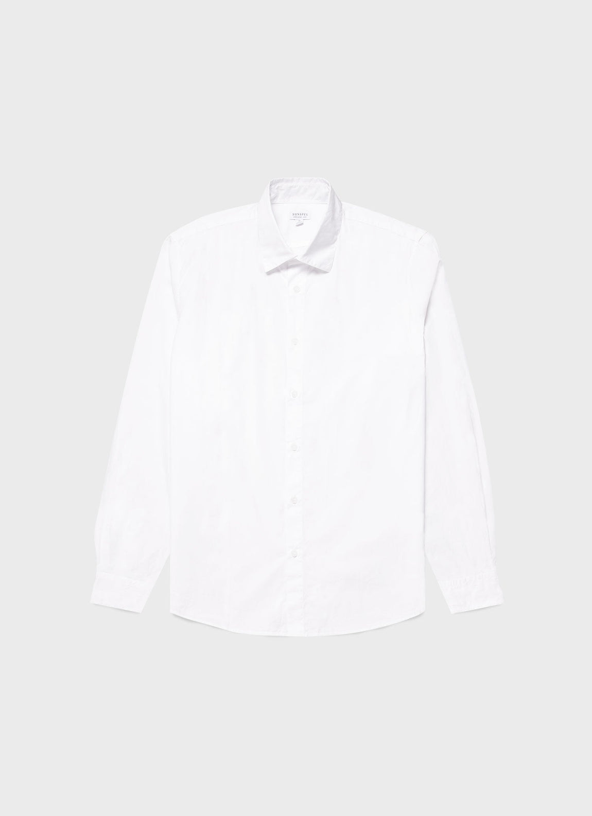 Men's Poplin Casual Shirt in White