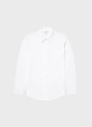 Men's Piqué Shirt in White