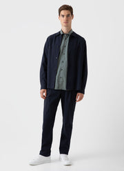 Men's Lightweight Poplin Shirt in Seaweed