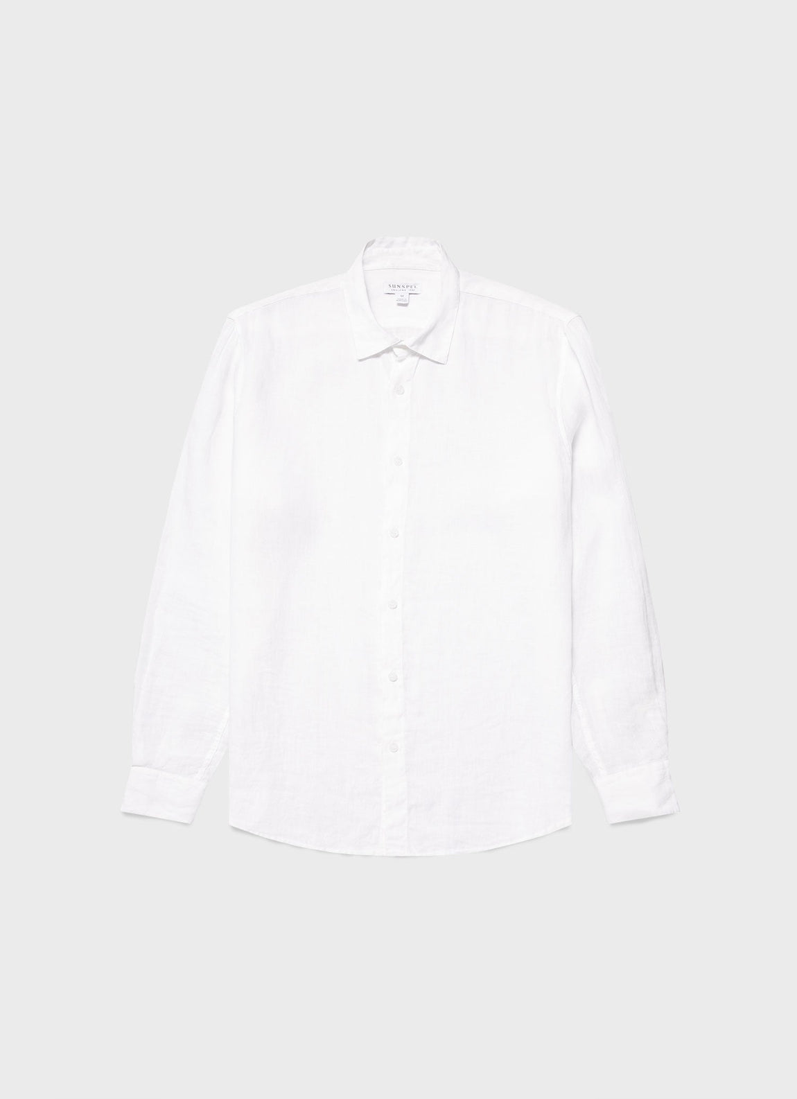 Men's Linen Shirt in White