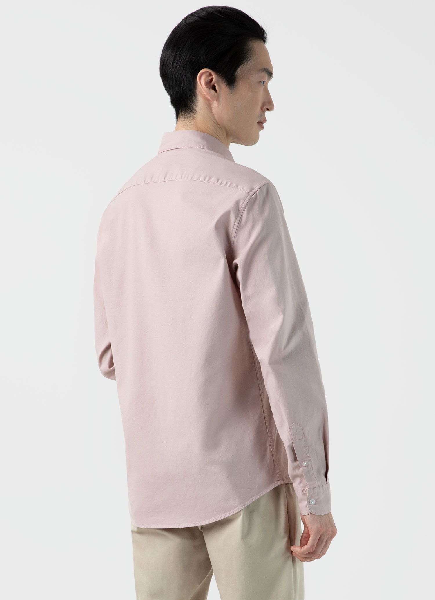Men's Oxford Shirt in Pale Pink