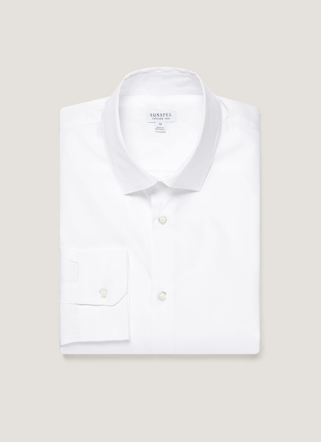 Men's Sea Island Cotton Shirt in White