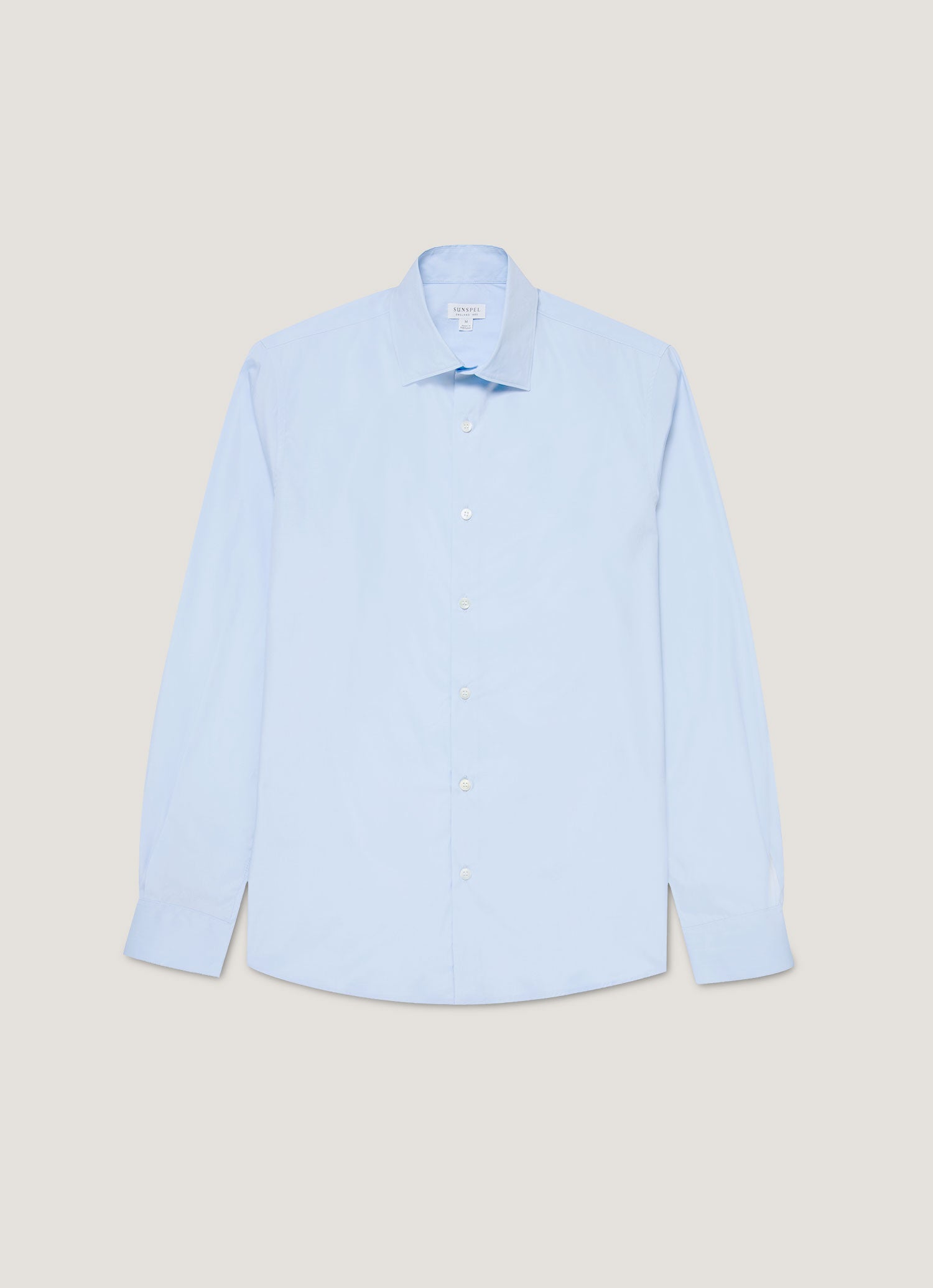 Men's Cutaway Collar Shirt in Light Blue
