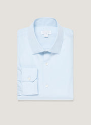 Men's Cutaway Collar Shirt in Light Blue