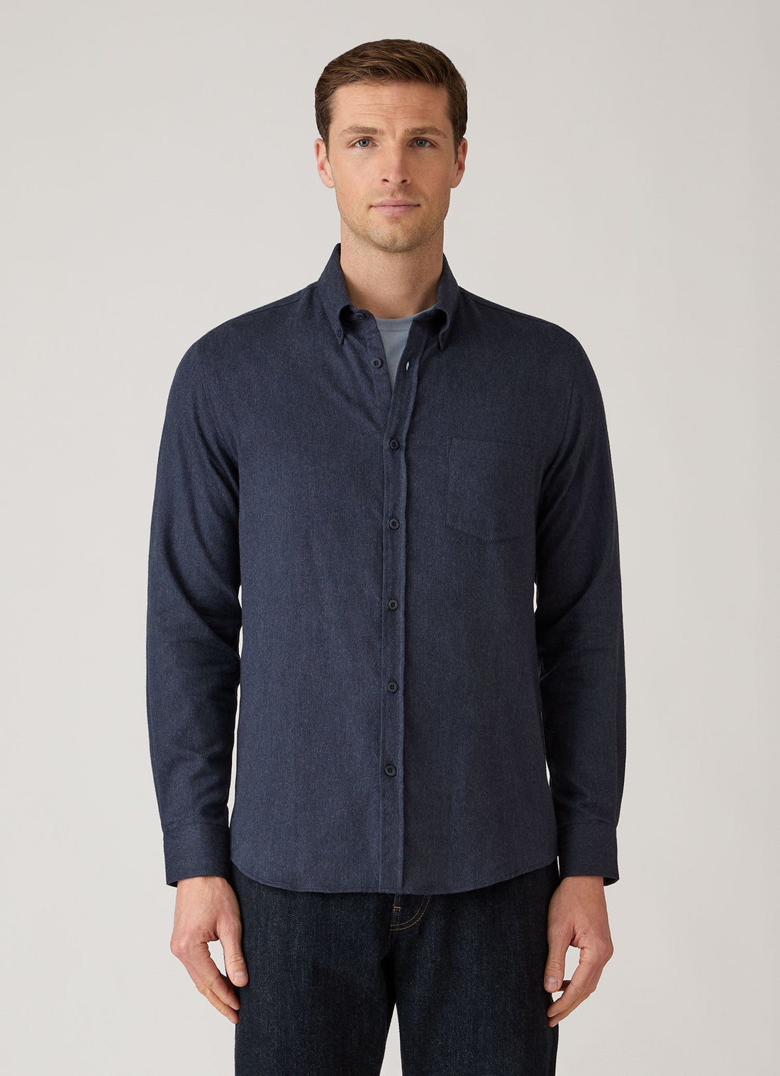 Button-Down Flanellhemd