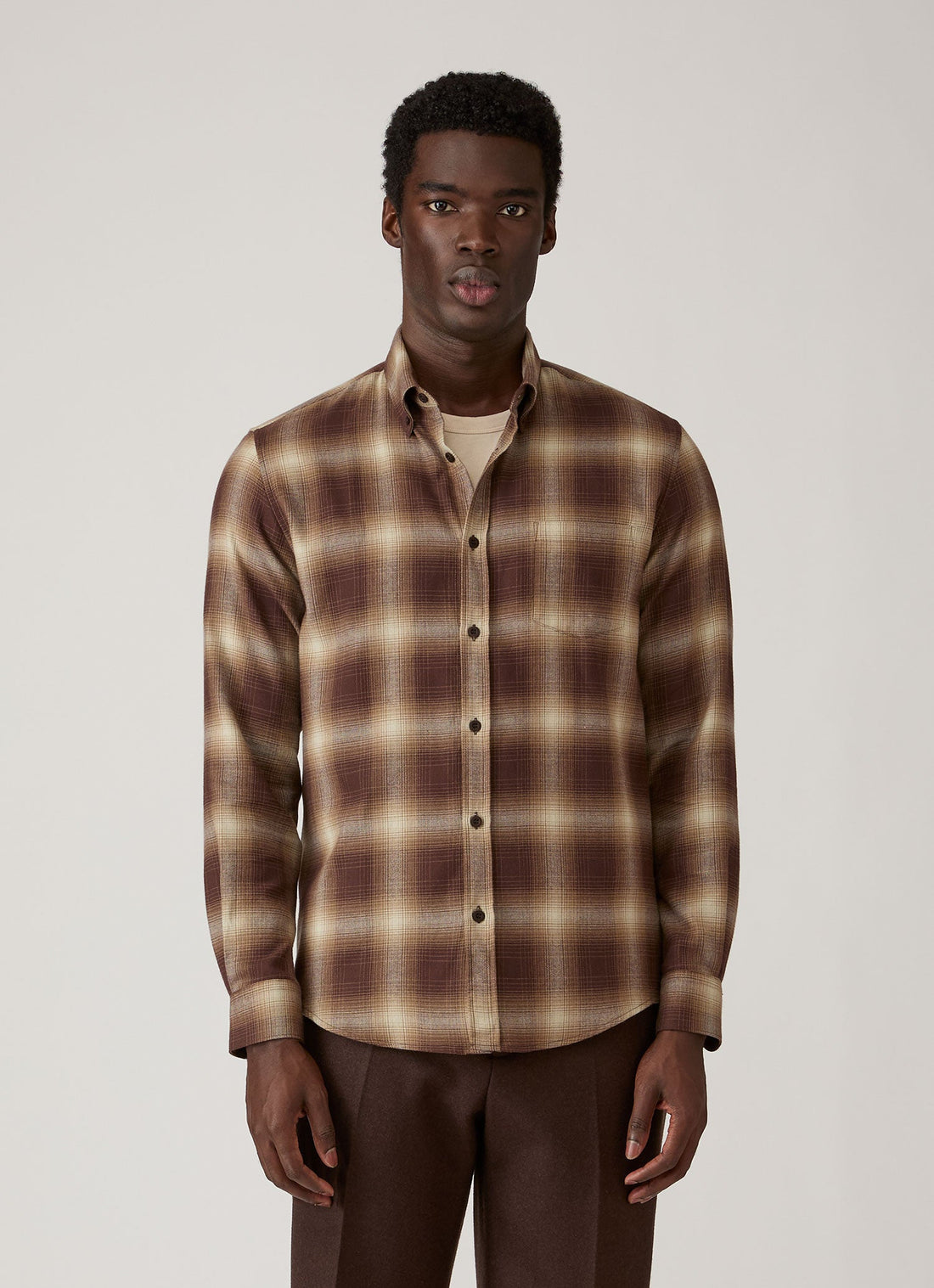 Button-Down Flanellhemd