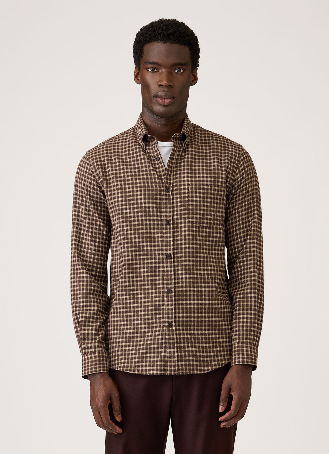 Button‑Down Flanellhemd