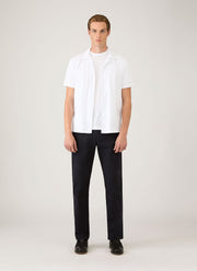 Men's Riviera Camp Collar Shirt in White
