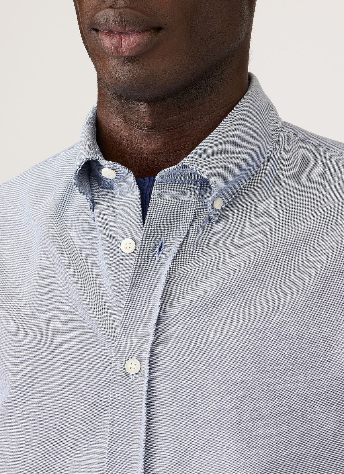 Men's Button Down Oxford Shirt in Dark Blue