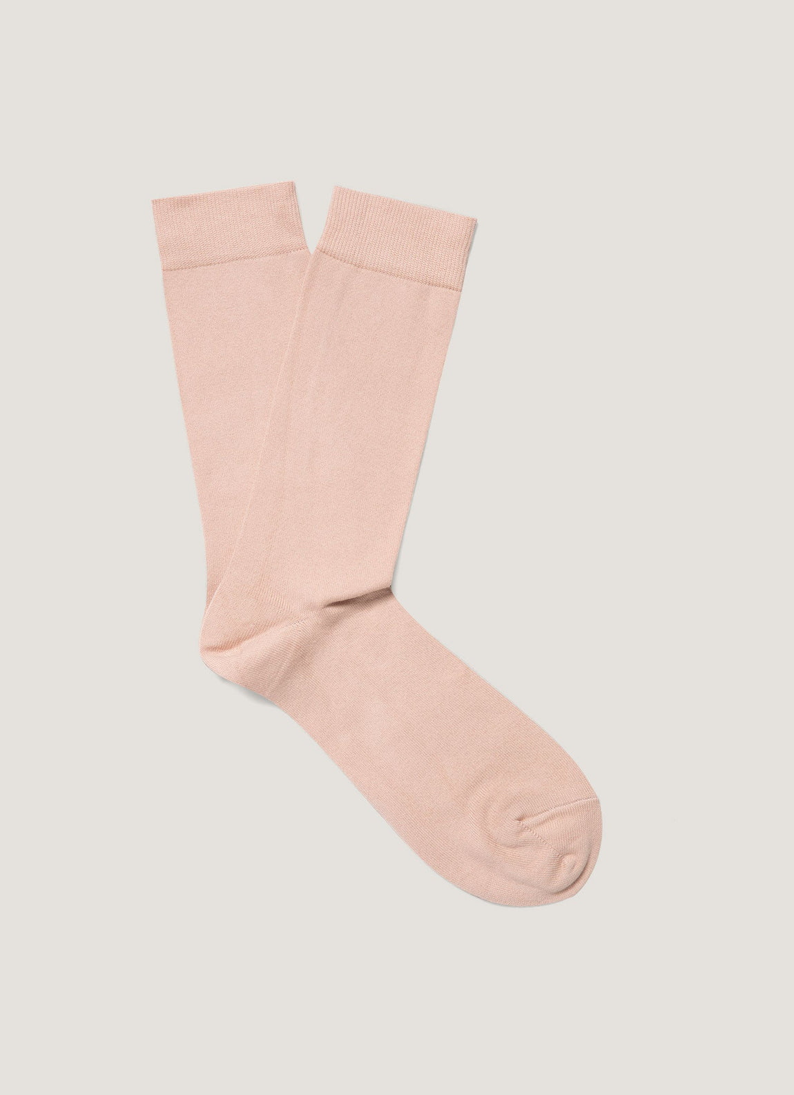 Men's Cotton Socks in Pale Pink