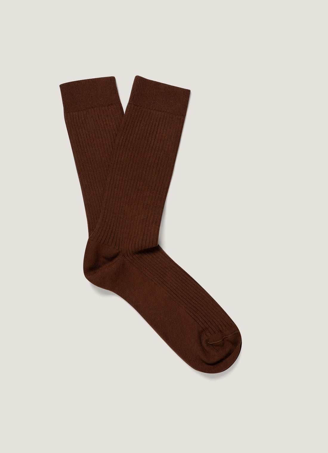 Gerippte Socken aus Baumwolle