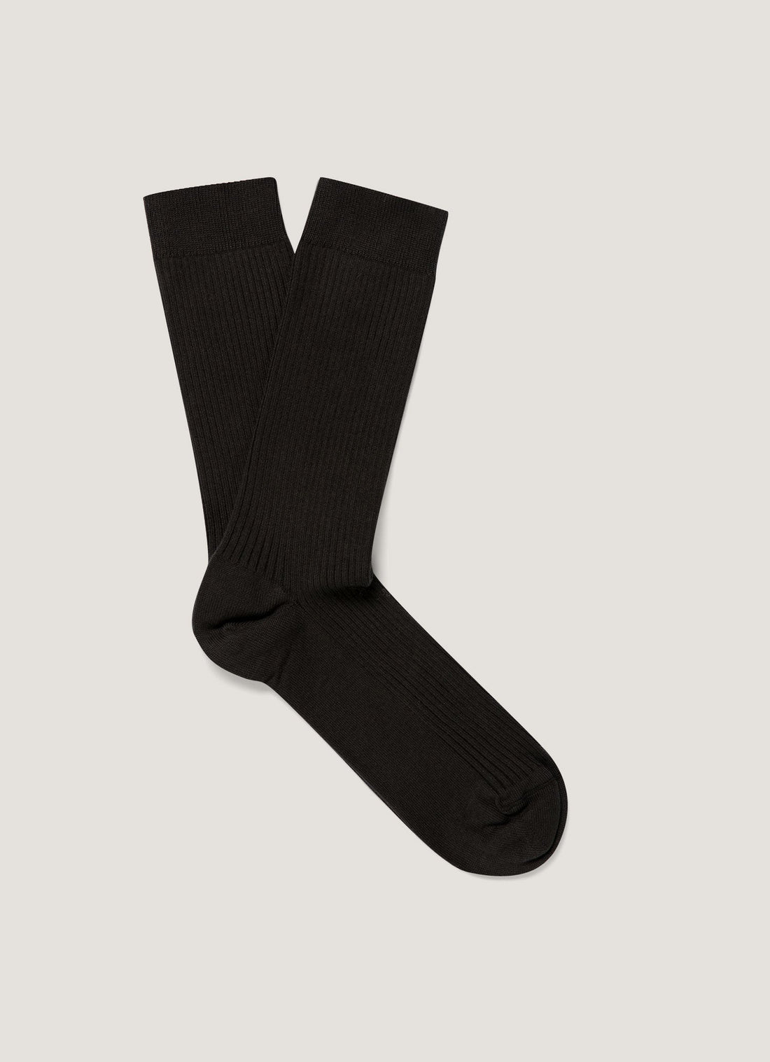 Gerippte Socken aus Baumwolle