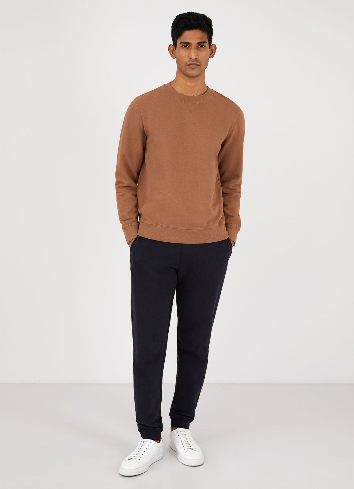 Men's Loopback Sweatshirt in Mushroom