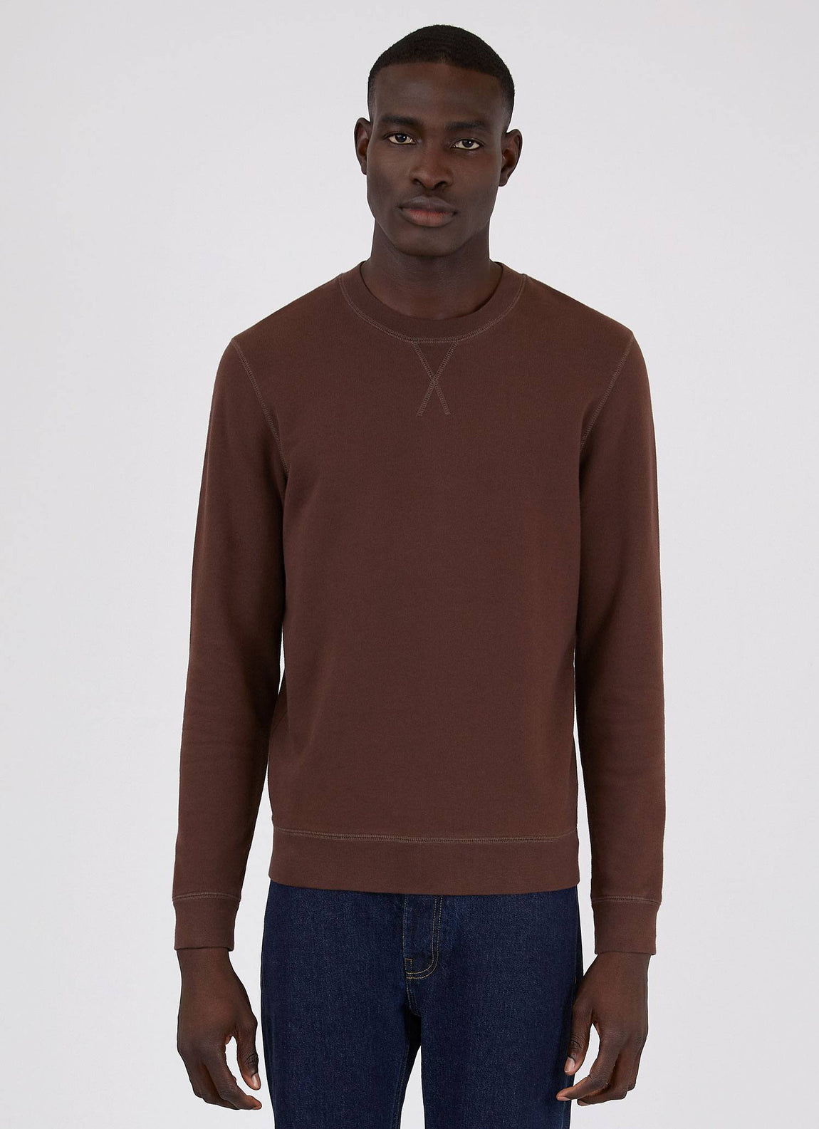 Men's Loopback Sweatshirt in Cocoa