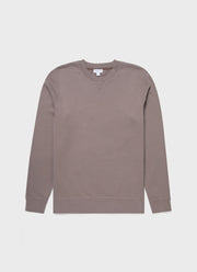 Men's Loopback Sweatshirt in Umber Brown